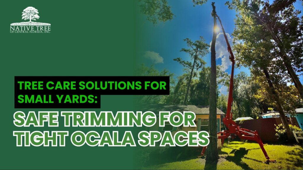 Tree care solutions for small yards focus on safe, precise trimming in tight spaces to protect nearby structures, improve tree health, and maintain clean, manageable landscapes.